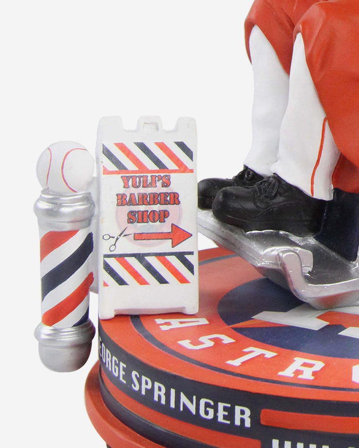 George Springer & Yuli Gurriel Houston Astros Yuli's Barber Shop Bobblehead FOCO - FOCO.com