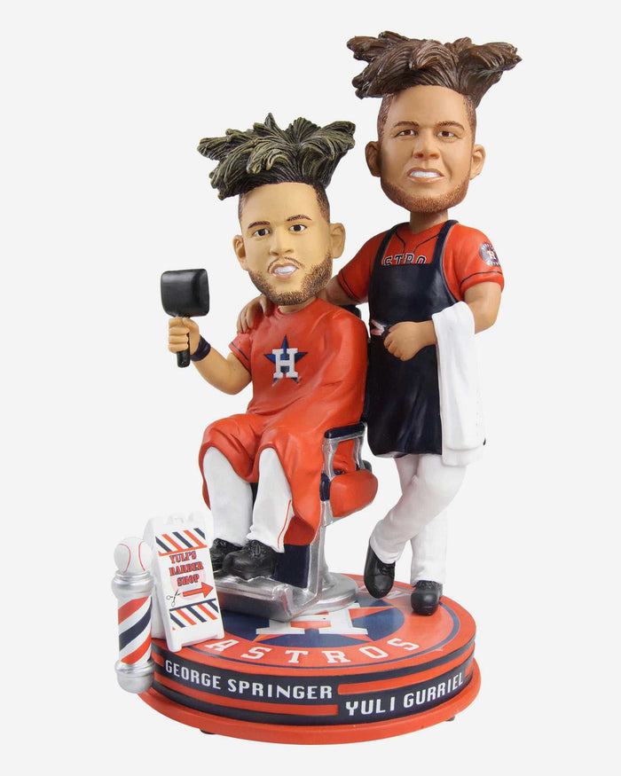 George Springer & Yuli Gurriel Houston Astros Yuli's Barber Shop Bobblehead FOCO - FOCO.com