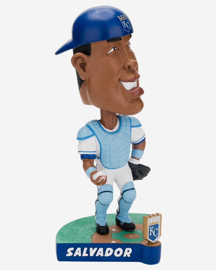 Salvador Perez KC Royals Caricature Bobblehead FOCO - FOCO.com