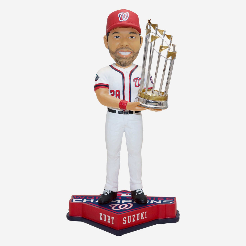 Kurt Suzuki Washington Nationals 2019 World Series Champions Bobblehead FOCO - FOCO.com