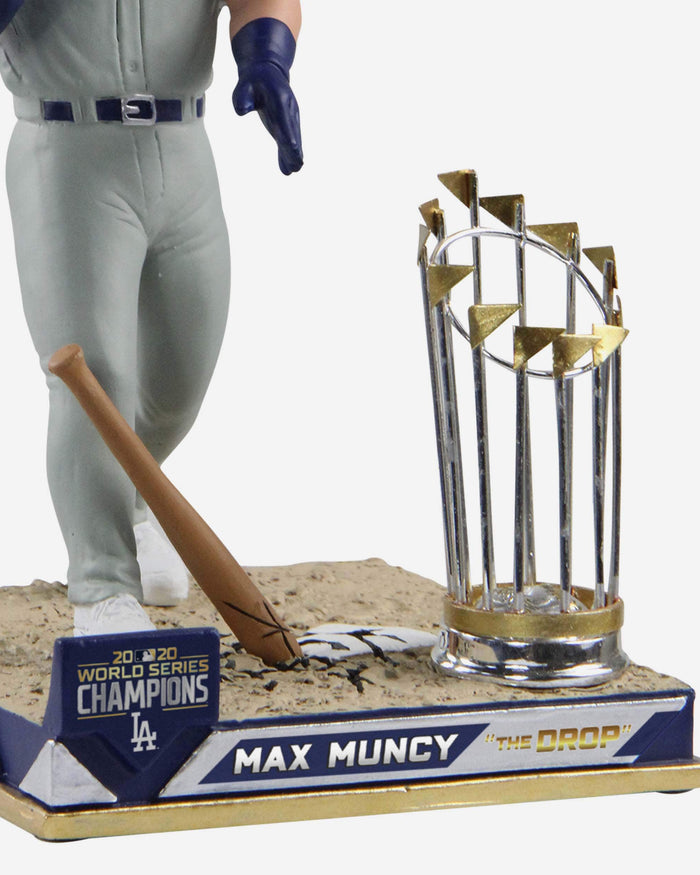 Max Muncy Los Angeles Dodgers 2020 World Series Champions Bat Drop Bobblehead FOCO - FOCO.com