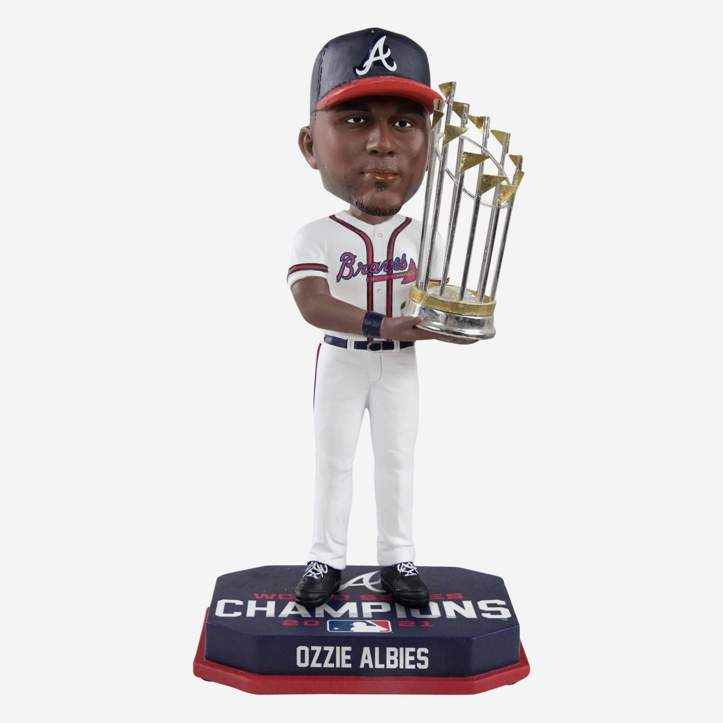 Ozzie Albies Atlanta Braves 2021 World Series Champions Bobblehead