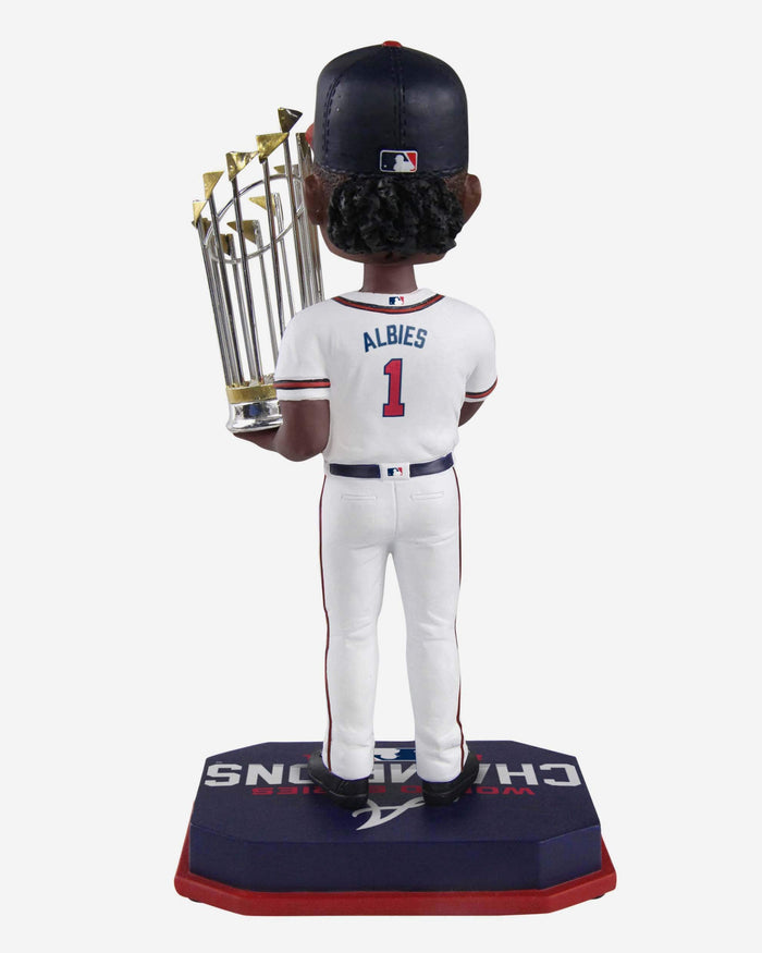 Ozzie Albies Atlanta Braves 2021 World Series Champions Bobblehead FOCO - FOCO.com