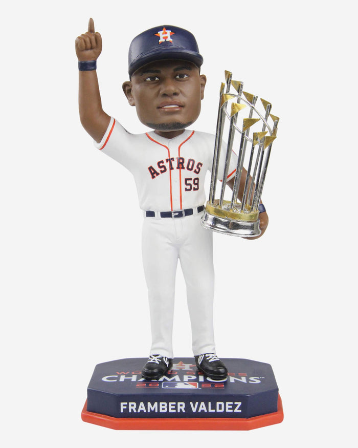 Framber Valdez Houston Astros 2022 World Series Champions Bobblehead FOCO - FOCO.com