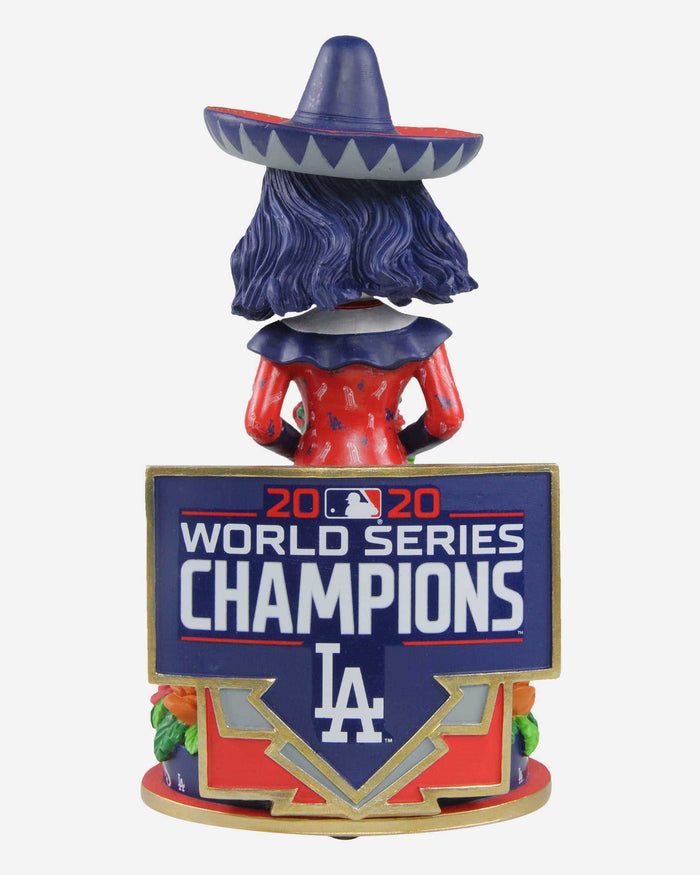 Senora Los Angeles Dodgers 2020 World Series Champions Day Of The Dead Bobblehead FOCO - FOCO.com