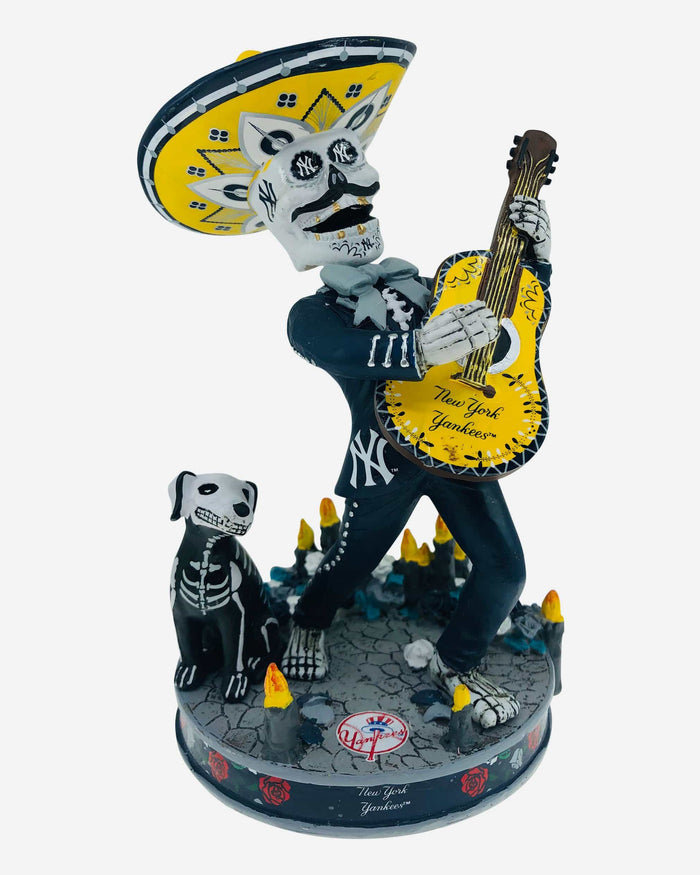 New York Yankees Day Of The Dead Candle Base Bobblehead FOCO - FOCO.com