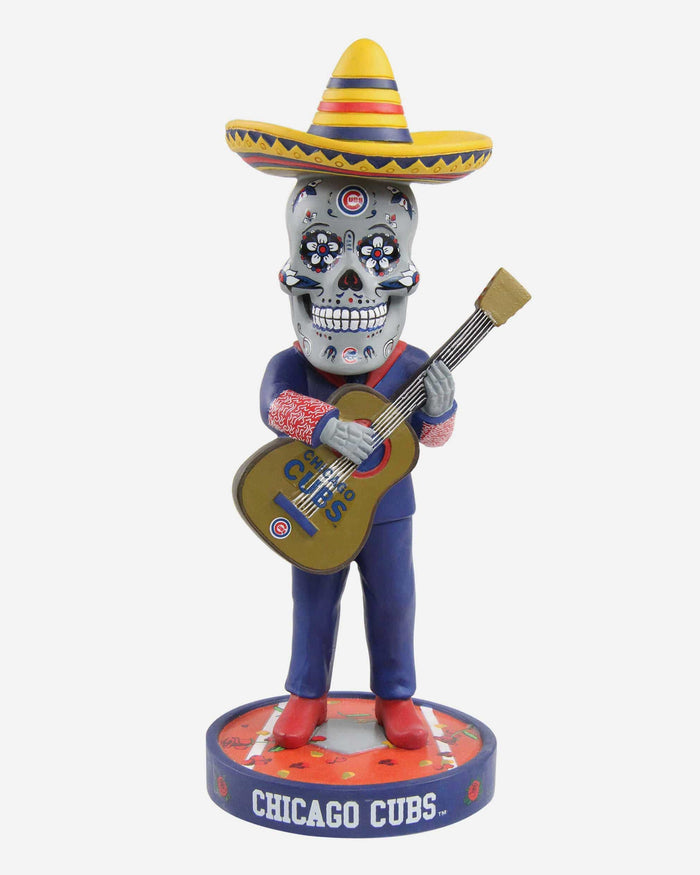 Chicago Cubs Day Of The Dead Guitar Bobblehead FOCO - FOCO.com