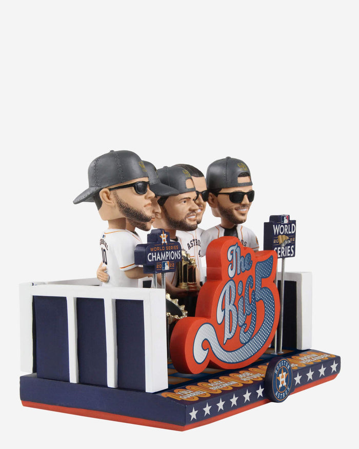 Houston Astros 2022 World Series Champions The Big Five Mini Bobblehead Scene FOCO - FOCO.com