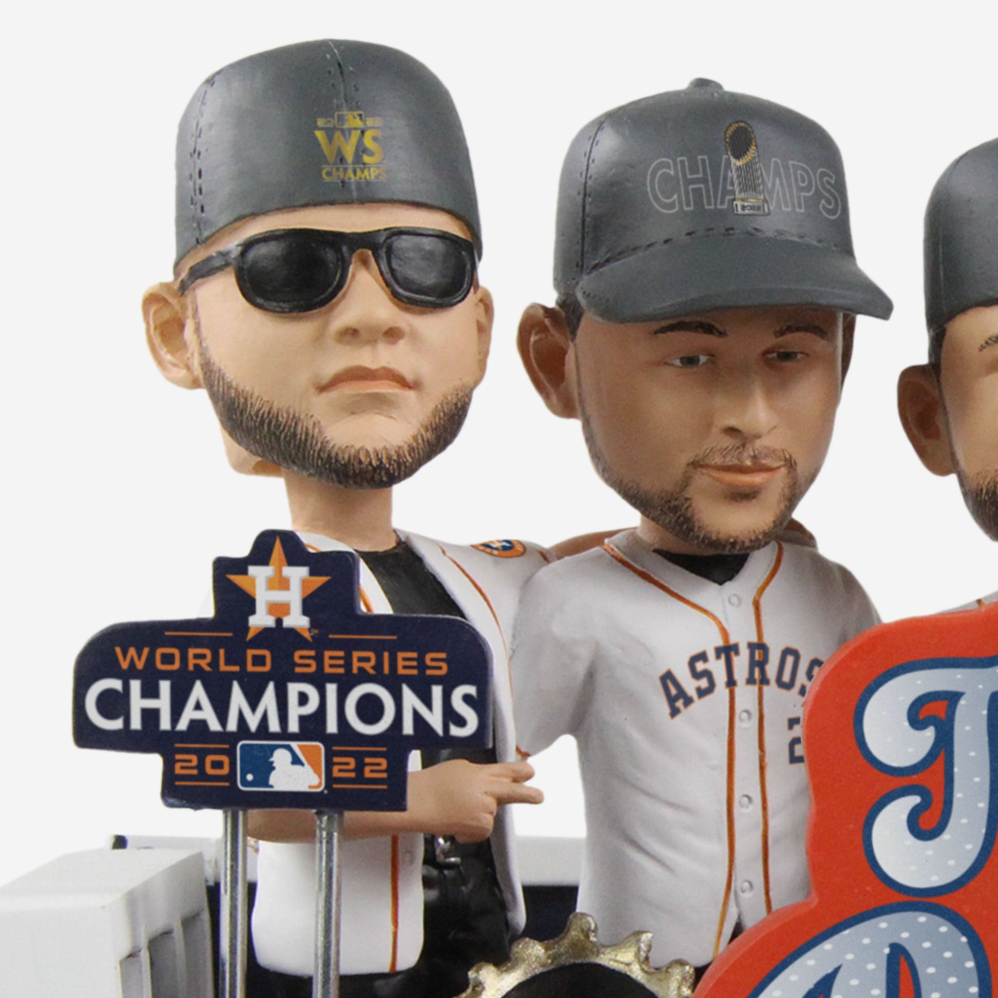 Houston Astros 2022 World Series Champions The Big Five Mini Bobblehea FOCO