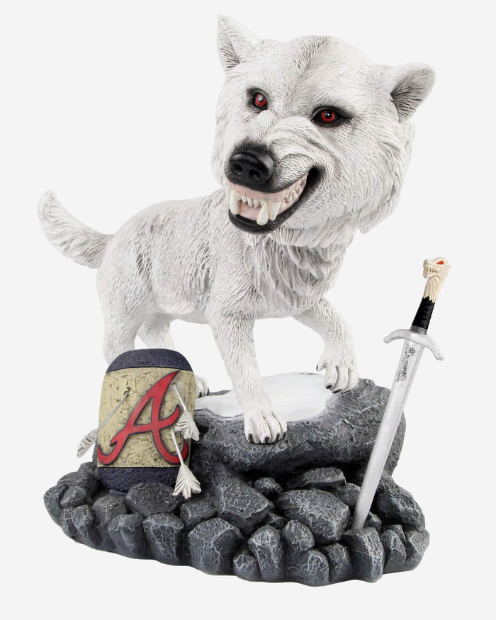 Game of Thrones™ Atlanta Braves Direwolf Bobblehead FOCO - FOCO.com
