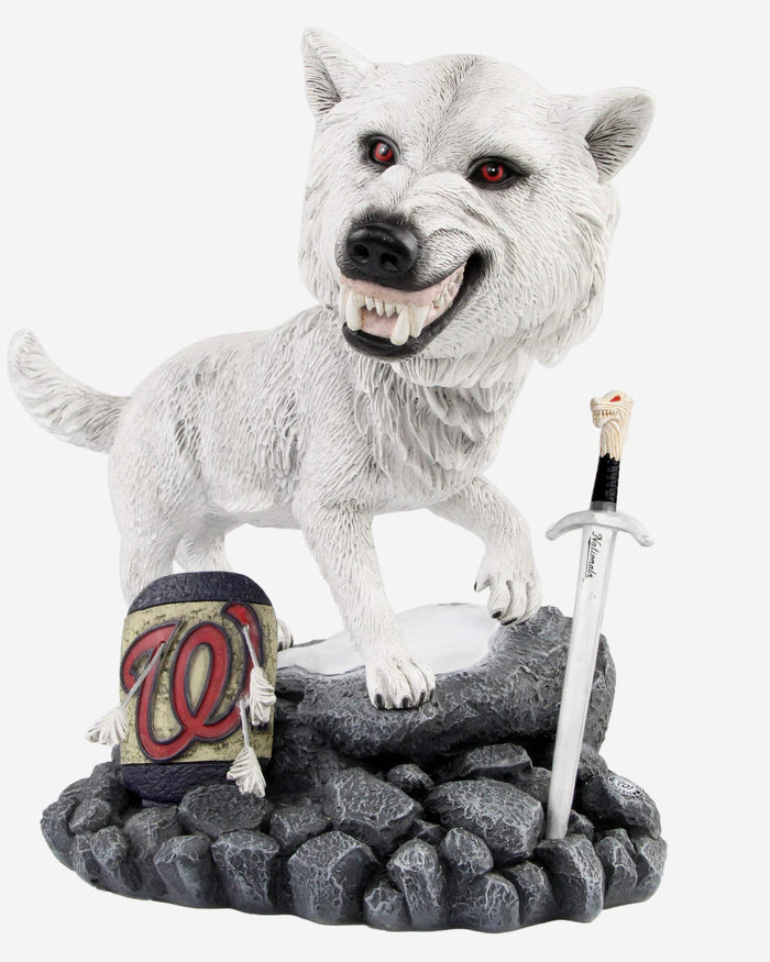 Game of Thrones™ Washington Nationals Direwolf Bobblehead FOCO - FOCO.com