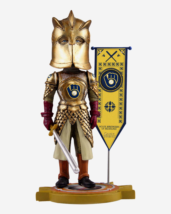 Game of Thrones™ Milwaukee Brewers Kingsguard Bobblehead FOCO - FOCO.com