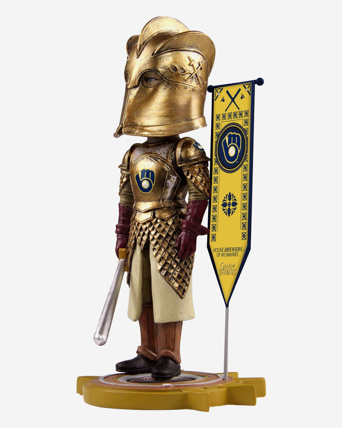 Game of Thrones™ Milwaukee Brewers Kingsguard Bobblehead FOCO - FOCO.com
