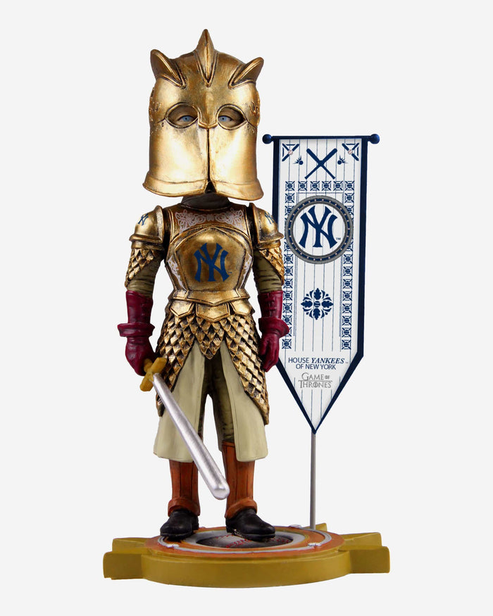 Game of Thrones™ New York Yankees Kingsguard Bobblehead FOCO - FOCO.com