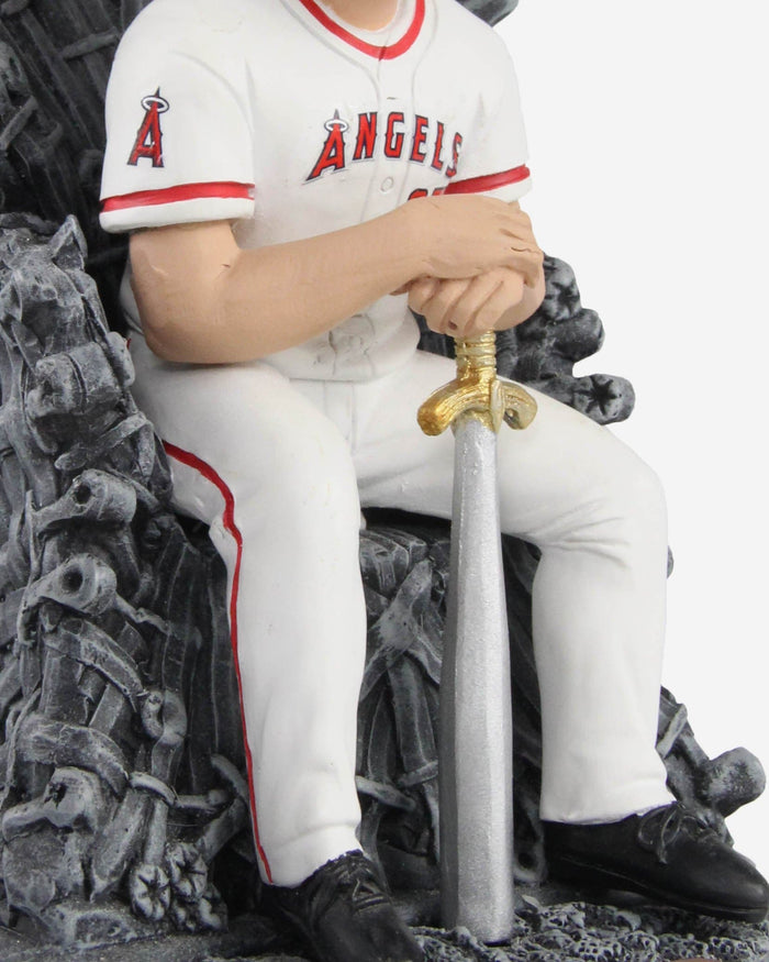 Game of Thrones™ Los Angeles Angels Mike Trout Iron Throne Bobblehead FOCO - FOCO.com