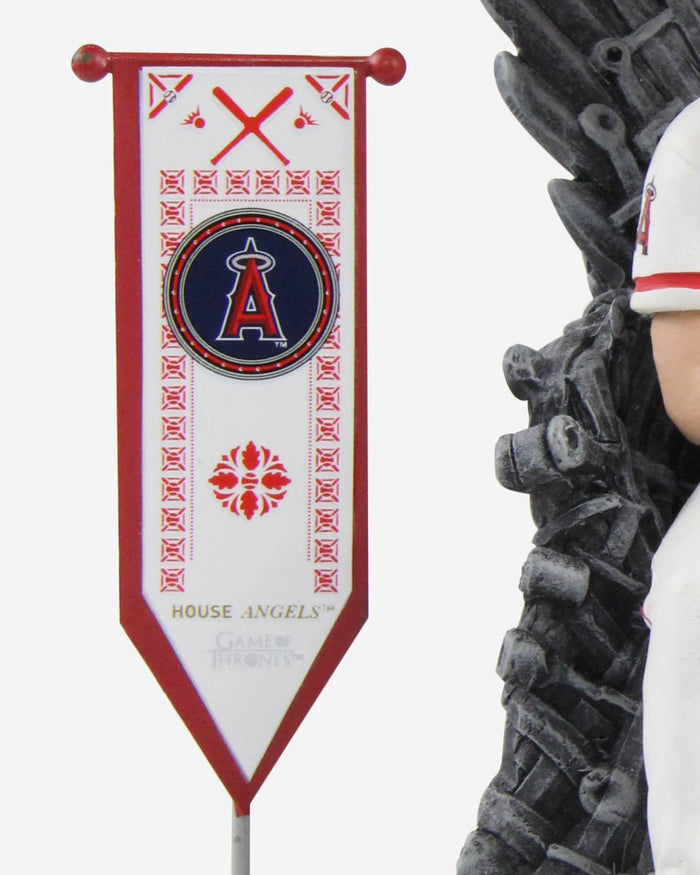 Game of Thrones™ Los Angeles Angels Mike Trout Iron Throne Bobblehead FOCO - FOCO.com