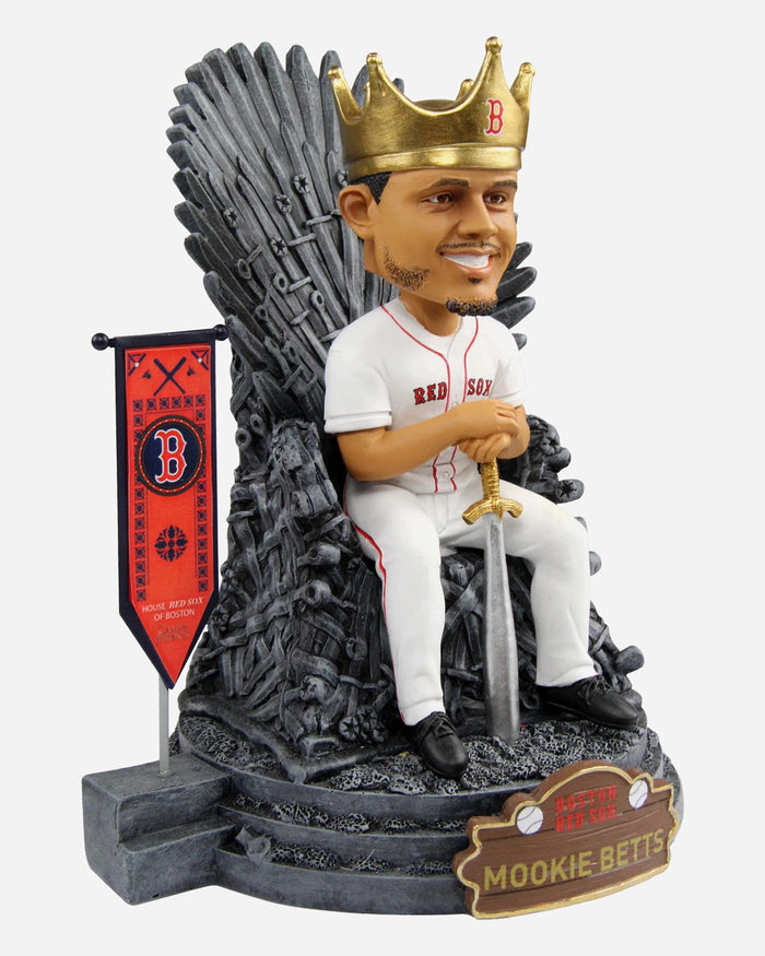 Game of Thrones™ Boston Red Sox Mookie Betts Iron Throne Bobblehead FOCO - FOCO.com