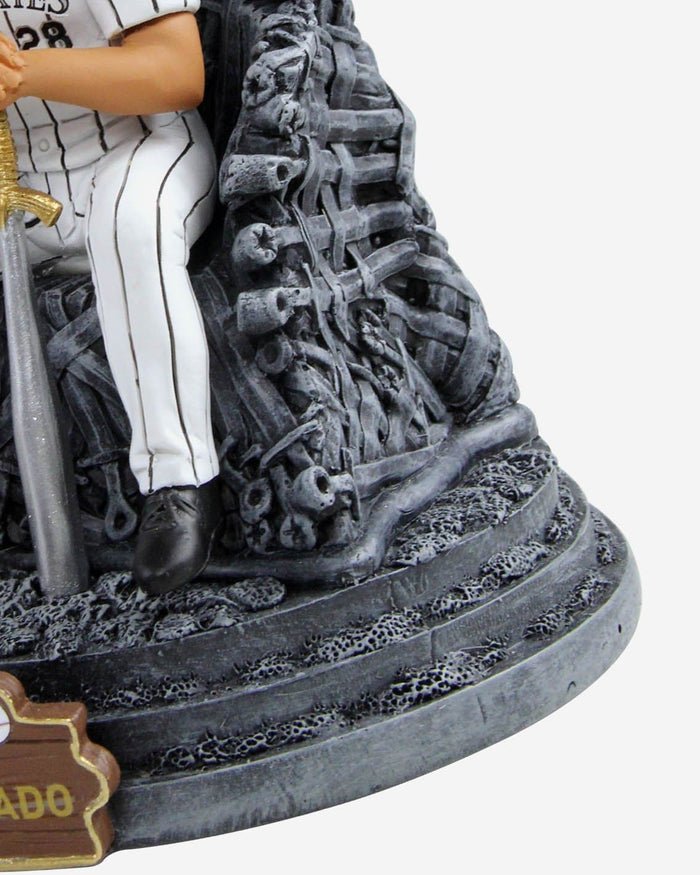 Game of Thrones™ Colorado Rockies Nolan Arenado Iron Throne Bobblehead FOCO - FOCO.com