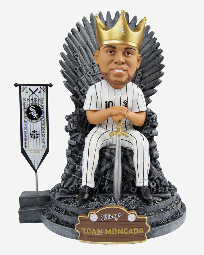 Game of Thrones™ Chicago White Sox Yoan Moncada Iron Throne Bobblehead FOCO - FOCO.com