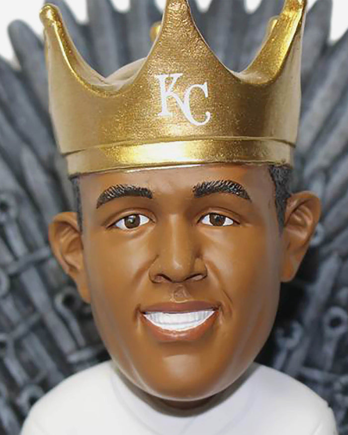 Game of Thrones™ Kansas City Royals Salvador Perez Iron Throne Bobblehead FOCO - FOCO.com