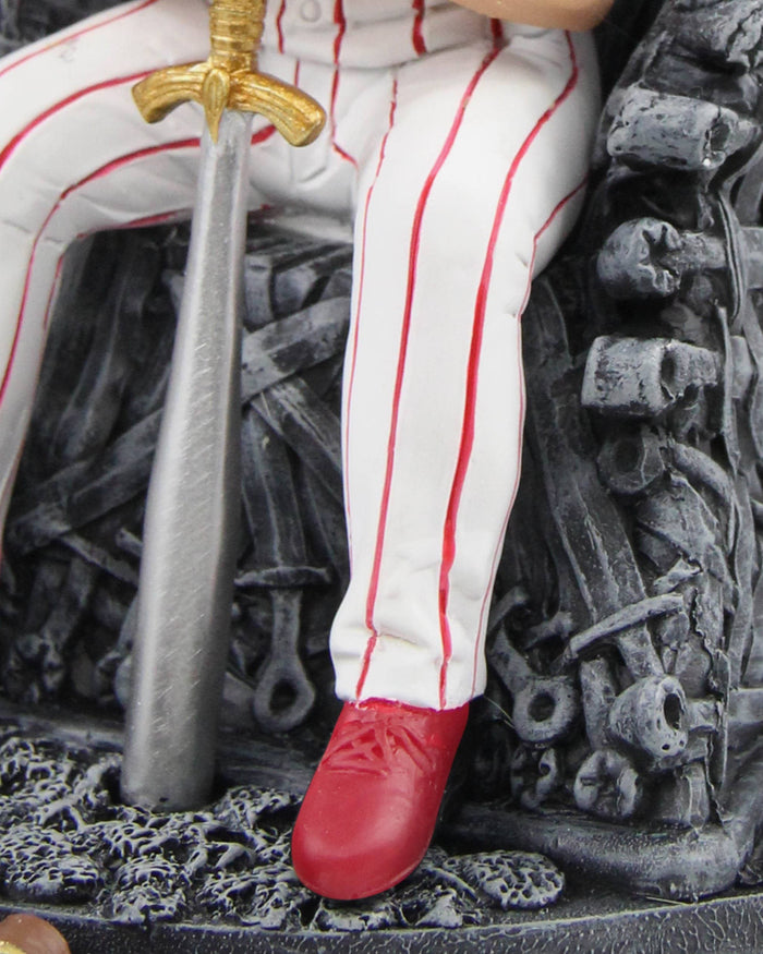 Game of Thrones™ Philadelphia Phillies Bryce Harper Iron Throne Bobblehead FOCO - FOCO.com