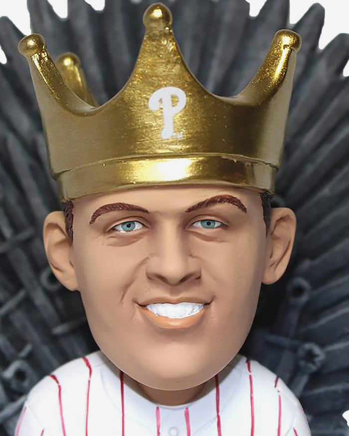 Game of Thrones™ Philadelphia Phillies Rhys Hoskins Iron Throne Bobblehead FOCO - FOCO.com