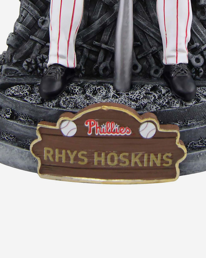 Game of Thrones™ Philadelphia Phillies Rhys Hoskins Iron Throne Bobblehead FOCO - FOCO.com