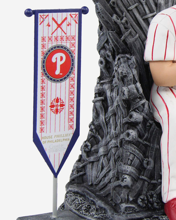 Game of Thrones™ Philadelphia Phillies Rhys Hoskins Iron Throne Bobblehead FOCO - FOCO.com
