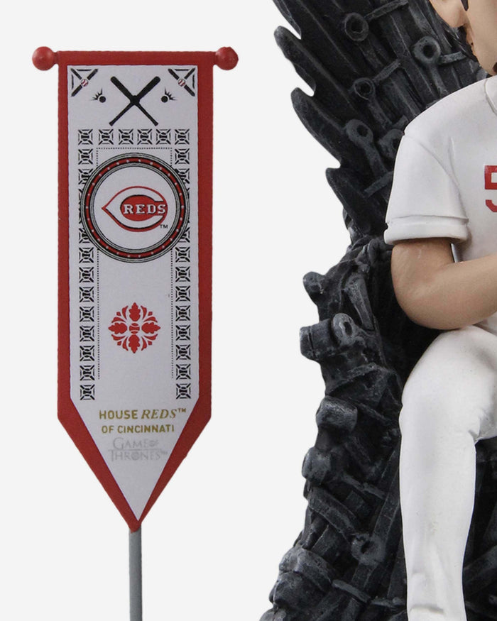 Game of Thrones™ Johnny Bench Cincinnati Reds Iron Throne Legends Bobblehead FOCO - FOCO.com