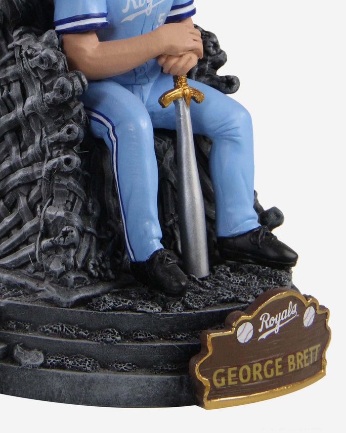 Game of Thrones™ George Brett Kansas City Royals Iron Throne Legends Bobblehead FOCO - FOCO.com