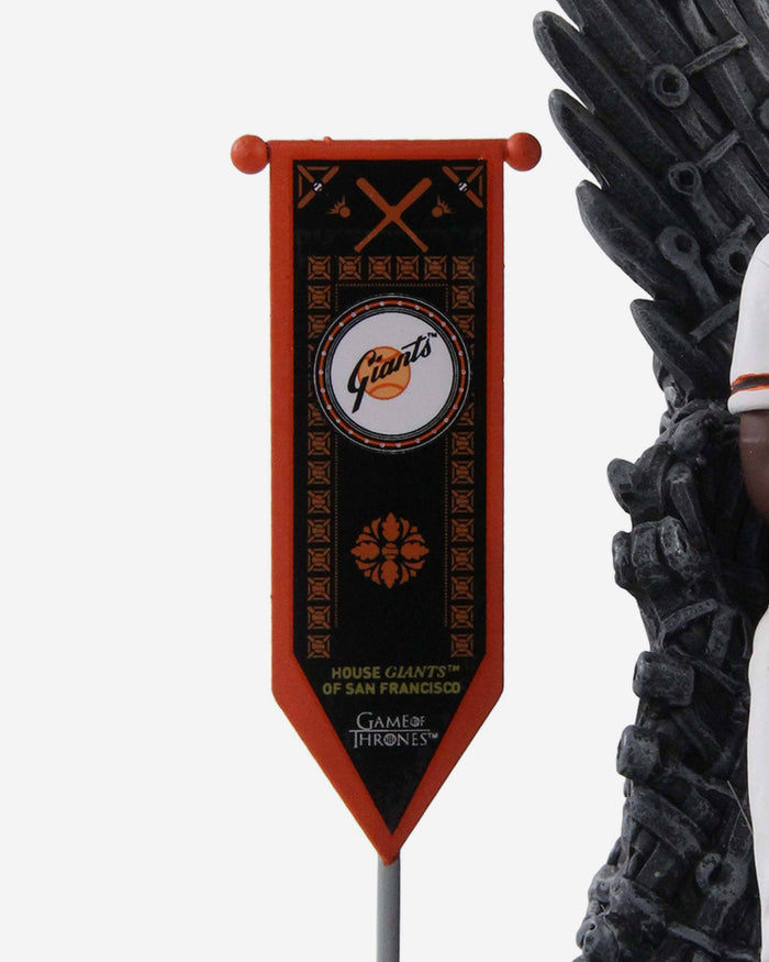 Game of Thrones™ Willie McCovey San Francisco Giants Iron Throne Legends Bobblehead FOCO - FOCO.com