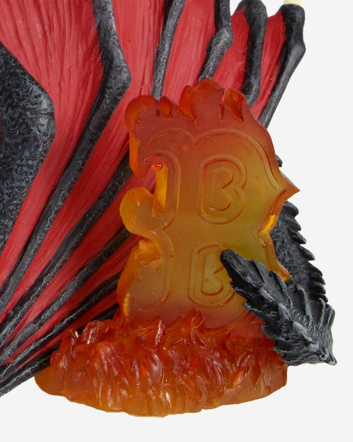 Game of Thrones™ Boston Red Sox Wally The Green Monster Mascot On Fire Dragon Bobblehead FOCO - FOCO.com
