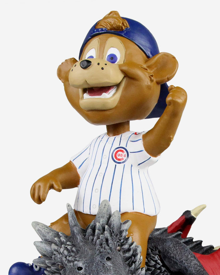 Game of Thrones™ Chicago Cubs Clark Mascot On Fire Dragon Bobblehead FOCO - FOCO.com