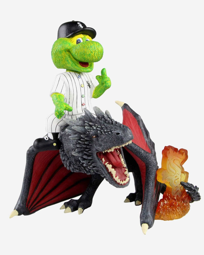 Game of Thrones™ Chicago White Sox Southpaw Mascot On Fire Dragon Bobblehead FOCO - FOCO.com