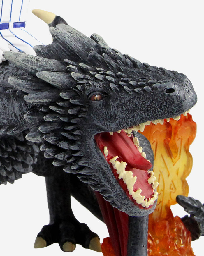 Game of Thrones™ New York Mets Mr Met Mascot On Fire Dragon Bobblehead FOCO - FOCO.com