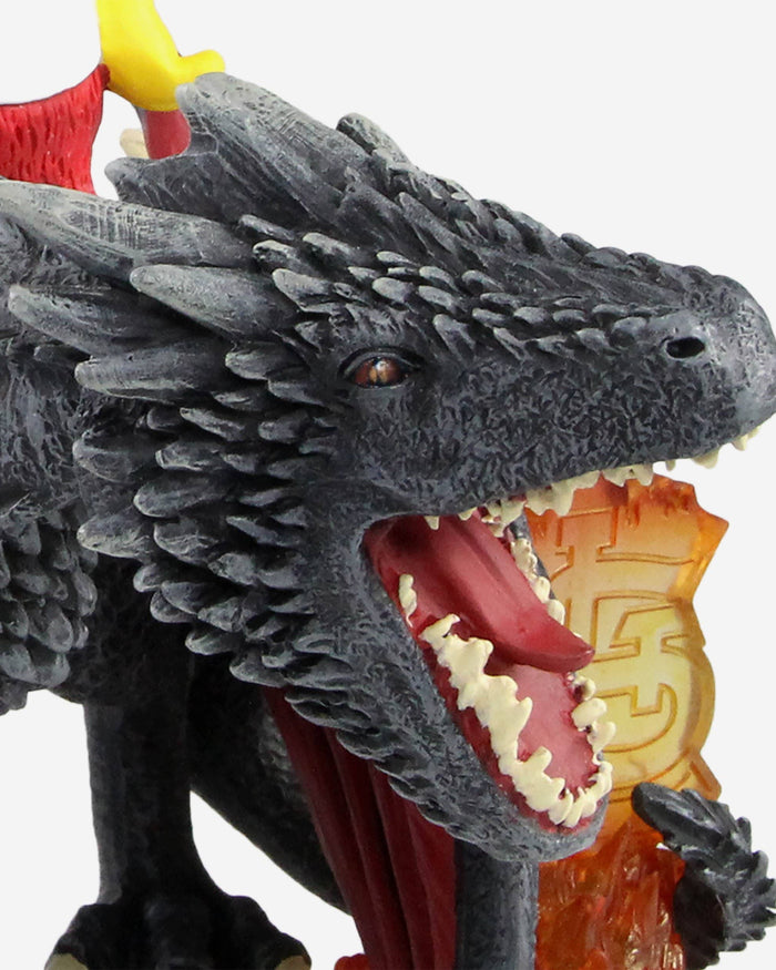 Game of Thrones™ St Louis Cardinals Fredbird Mascot On Fire Dragon Bobblehead FOCO - FOCO.com