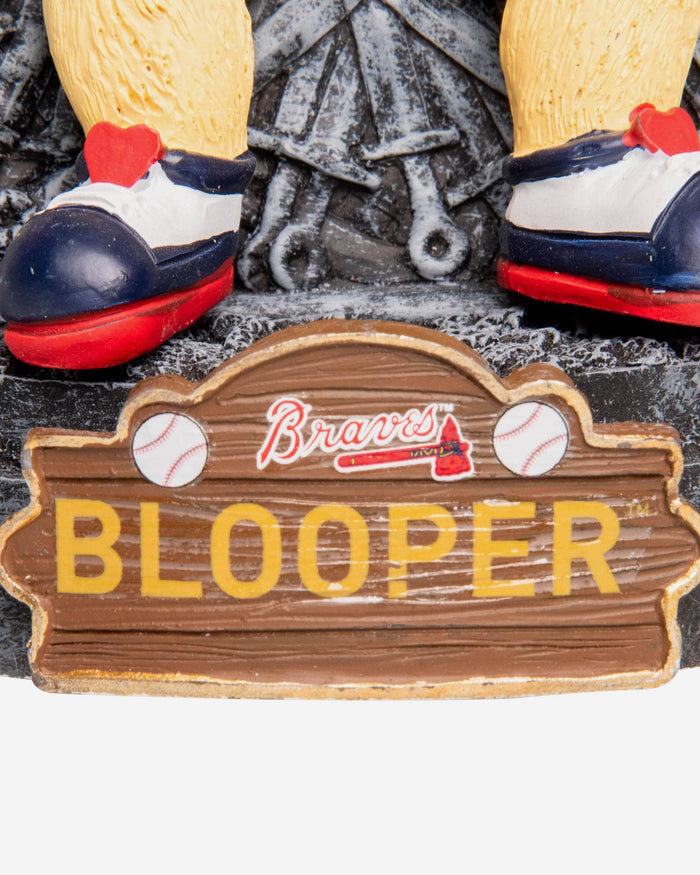 Game of Thrones™ Atlanta Braves Blooper Mascot On Throne Bobblehead FOCO - FOCO.com