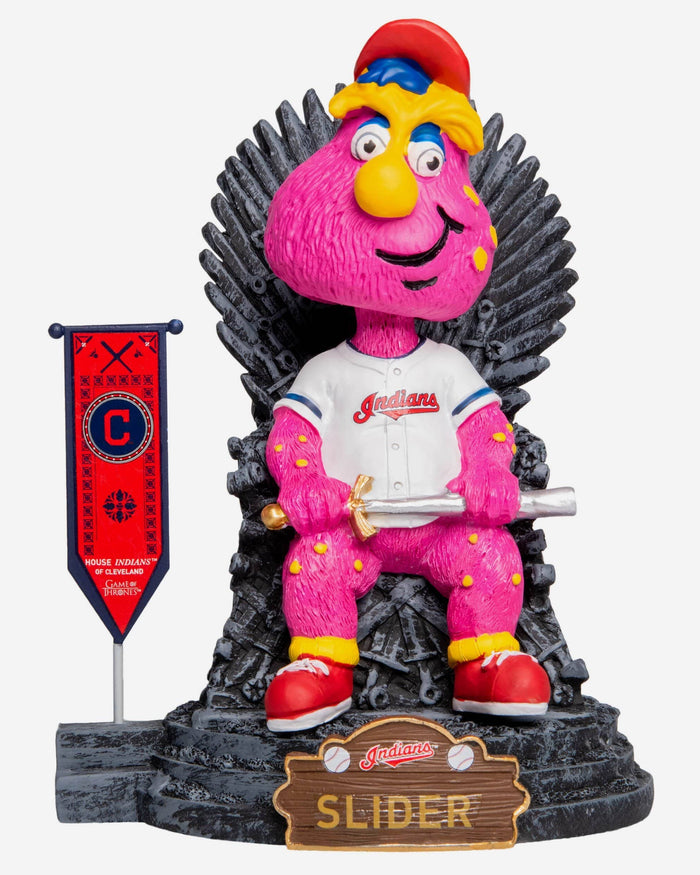 Cleveland Guardians Slider Game Of Thrones Mascot Bobblehead FOCO - FOCO.com