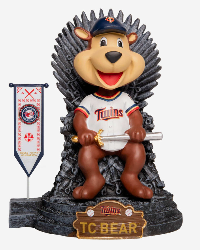 Game of Thrones™ Minnesota Twins TC Bear Mascot Bobblehead FOCO - FOCO.com