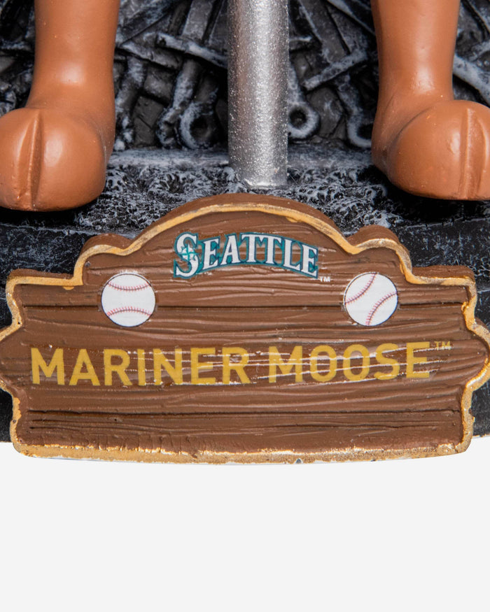 Game of Thrones™ Seattle Mariners Mariner Moose Mascot Bobblehead FOCO - FOCO.com