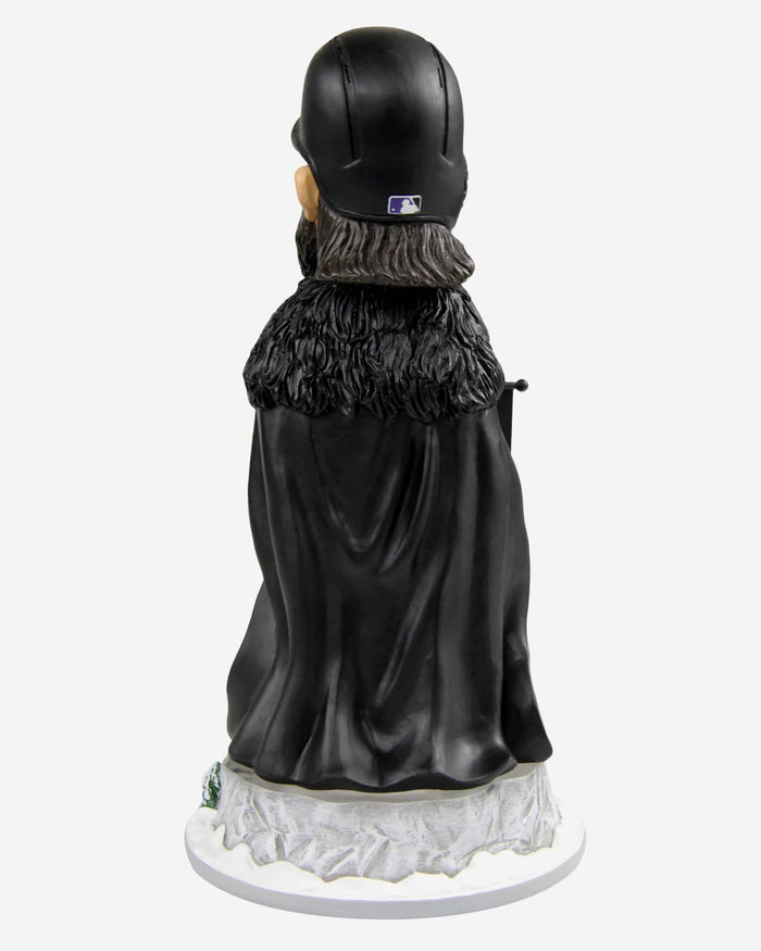Game of Thrones™ Colorado Rockies Charlie Blackmon Night's Watch Bobblehead FOCO - FOCO.com