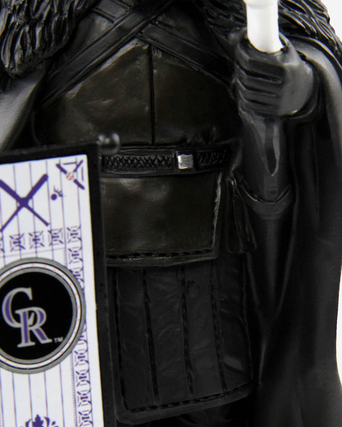 Game of Thrones™ Colorado Rockies Charlie Blackmon Night's Watch Bobblehead FOCO - FOCO.com