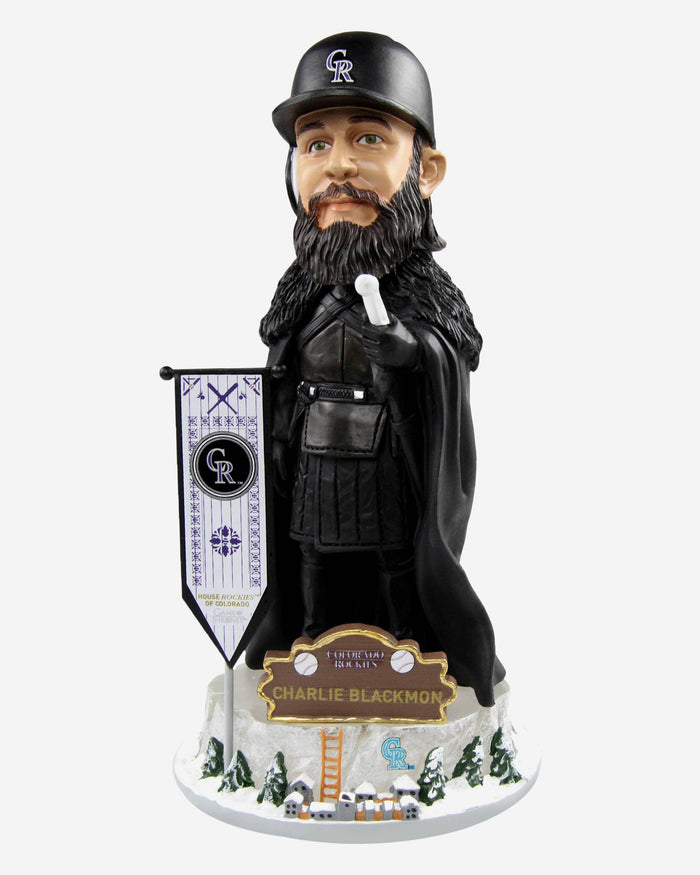 Game of Thrones™ Colorado Rockies Charlie Blackmon Night's Watch Bobblehead FOCO - FOCO.com