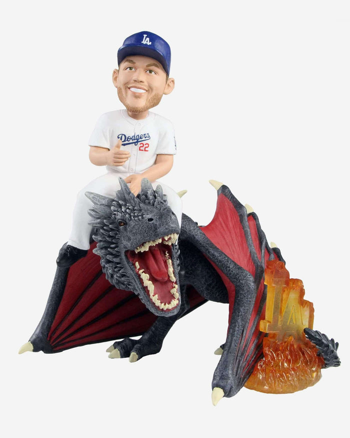 Game of Thrones™ Los Angeles Dodgers Clayton Kershaw Fire Dragon Bobblehead FOCO - FOCO.com