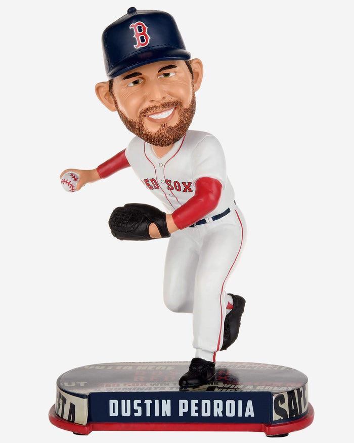 Dustin Pedroia Boston Red Sox Headline Bobblehead FOCO - FOCO.com
