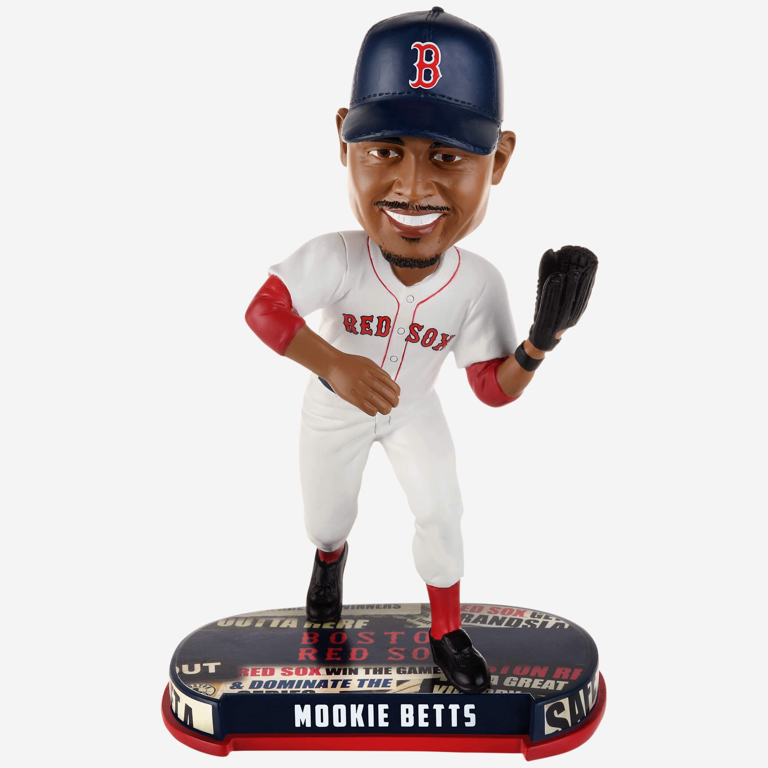 ヒカルMookie betts Red Sox bobblehead Mookie Betts Boston Red Sox Headline Bobblehead FOCO