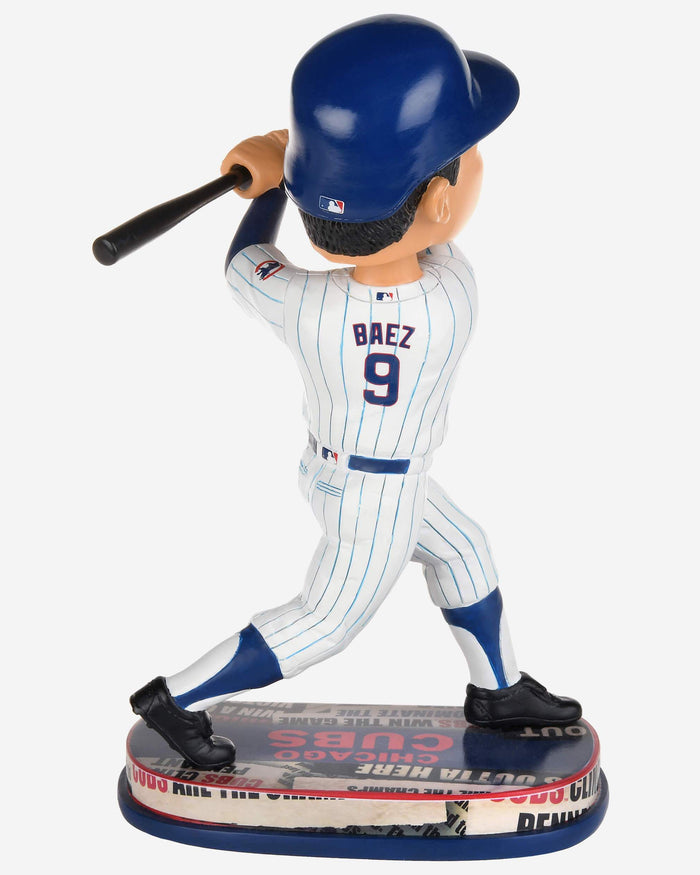 Javier Baez Chicago Cubs Headline Bobblehead FOCO - FOCO.com