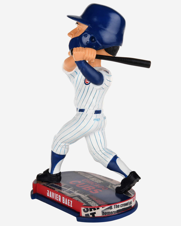 Javier Baez Chicago Cubs Headline Bobblehead FOCO - FOCO.com