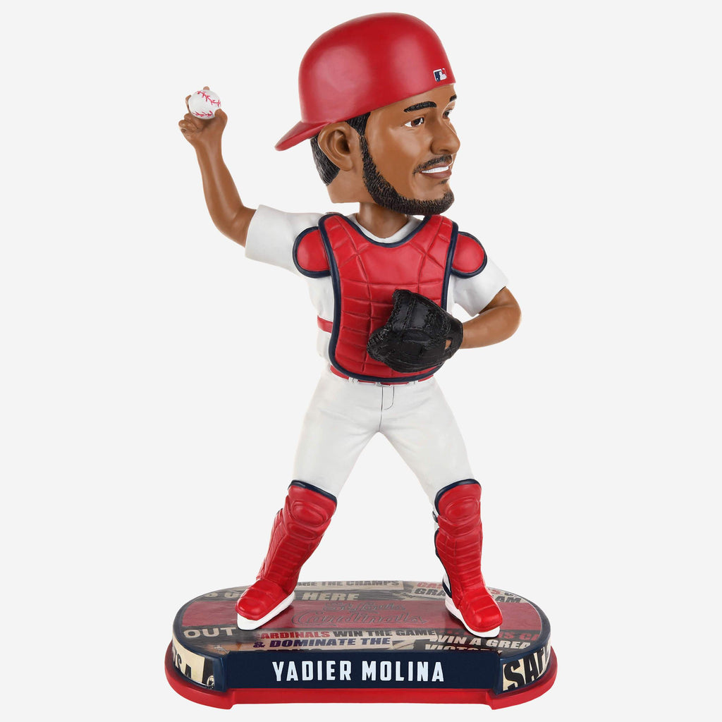 Yadier Molina St Louis Cardinals Headline Bobblehead FOCO - FOCO.com