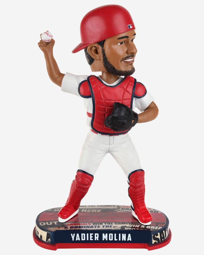 Yadier Molina St Louis Cardinals Headline Bobblehead FOCO - FOCO.com